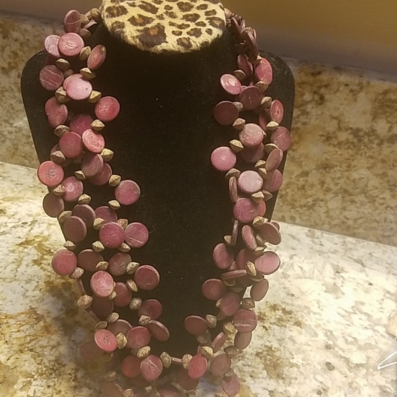 Jewelry - Rare design vintage necklace PM 495